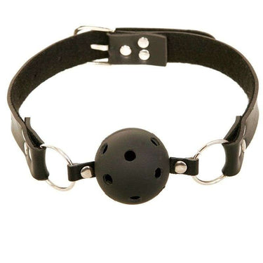 Maschera Bavaglio Traspirante Fetish Fantasy con Cinturino Regolabile